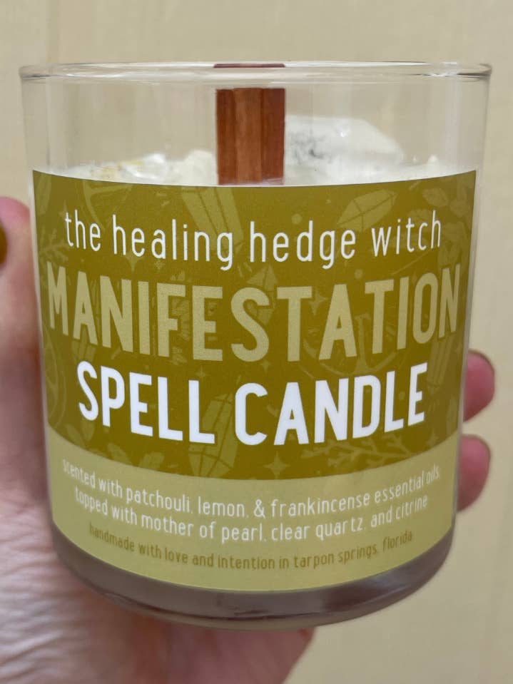 Vela de hechizo de manifestación para venta al por mayor de The Healing Hedge Witch