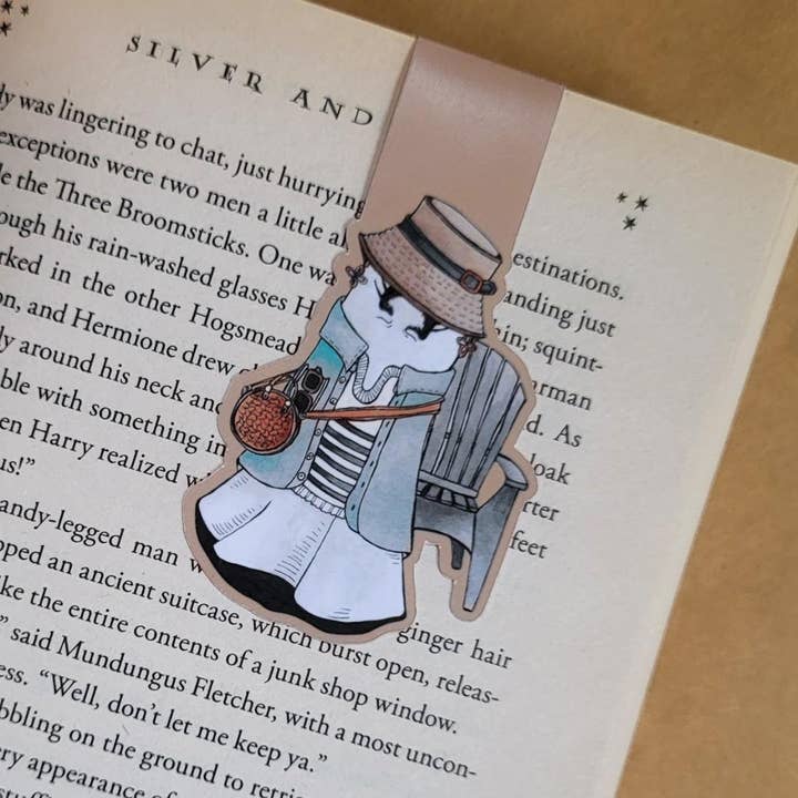 Magnetic Bookmark--Ms. Swoopy in Coastal Grandma Aesthetic for wholesale by LostInWonderArt