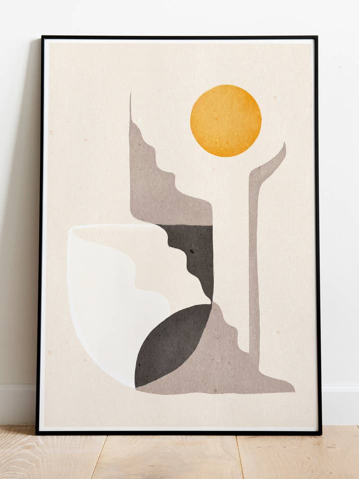 Lissome - Impressão de arte abstrata por atacado de Angela Britton