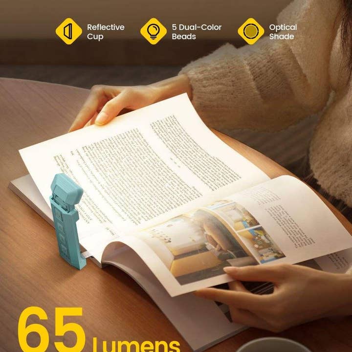 VIGOR - Wholesale Booklight - USB Rechargeable Book Light for Reading in Bed, Portable