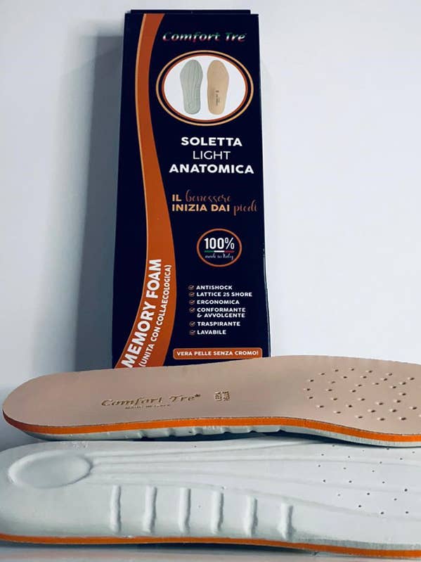 115 LATEX UND MEMORY-SCHAUM-INNENSOHLE für den Großhandel von SIB.TRE snc