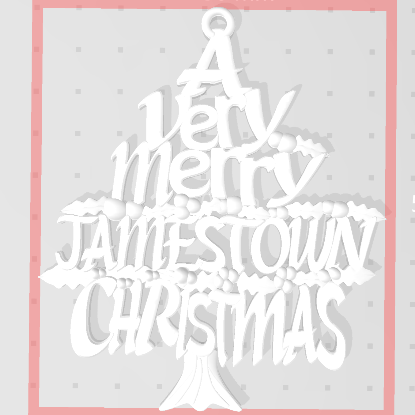 House of Morgan Pewter - Vendita all'ingrosso Decorazione - Un Ornamento di Natale Molto Allegro - Stati e Città50