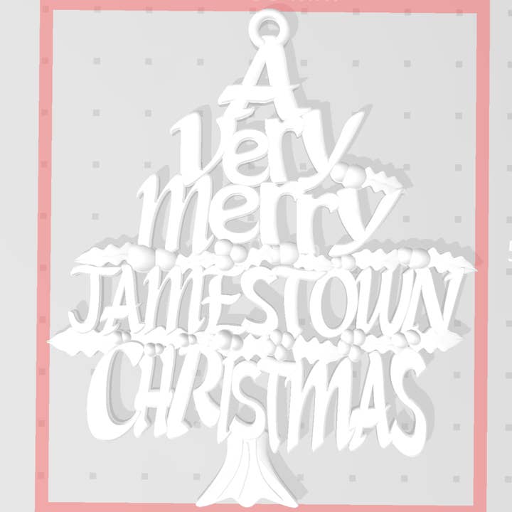 House of Morgan Pewter - Vendita all'ingrosso Decorazione - Un Ornamento di Natale Molto Allegro - Stati e Città50