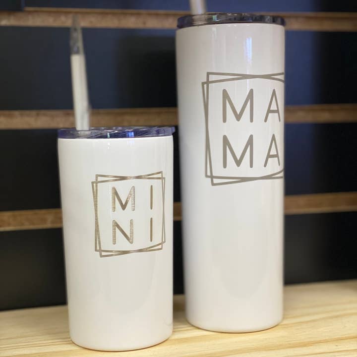 Teele and Co. - Wholesale Insulated mug/tumbler - Mama/Mini Cup set1