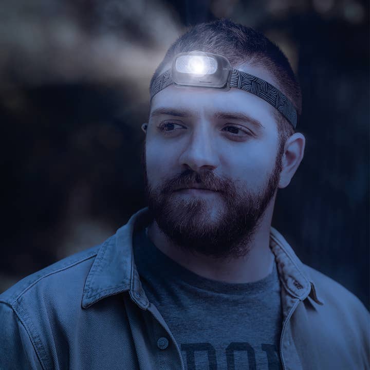 DM Merchandising - Wholesale Classic Toy - Kids - Night Scope Trailblazer Rechargeable LED Headlamp Open Stock