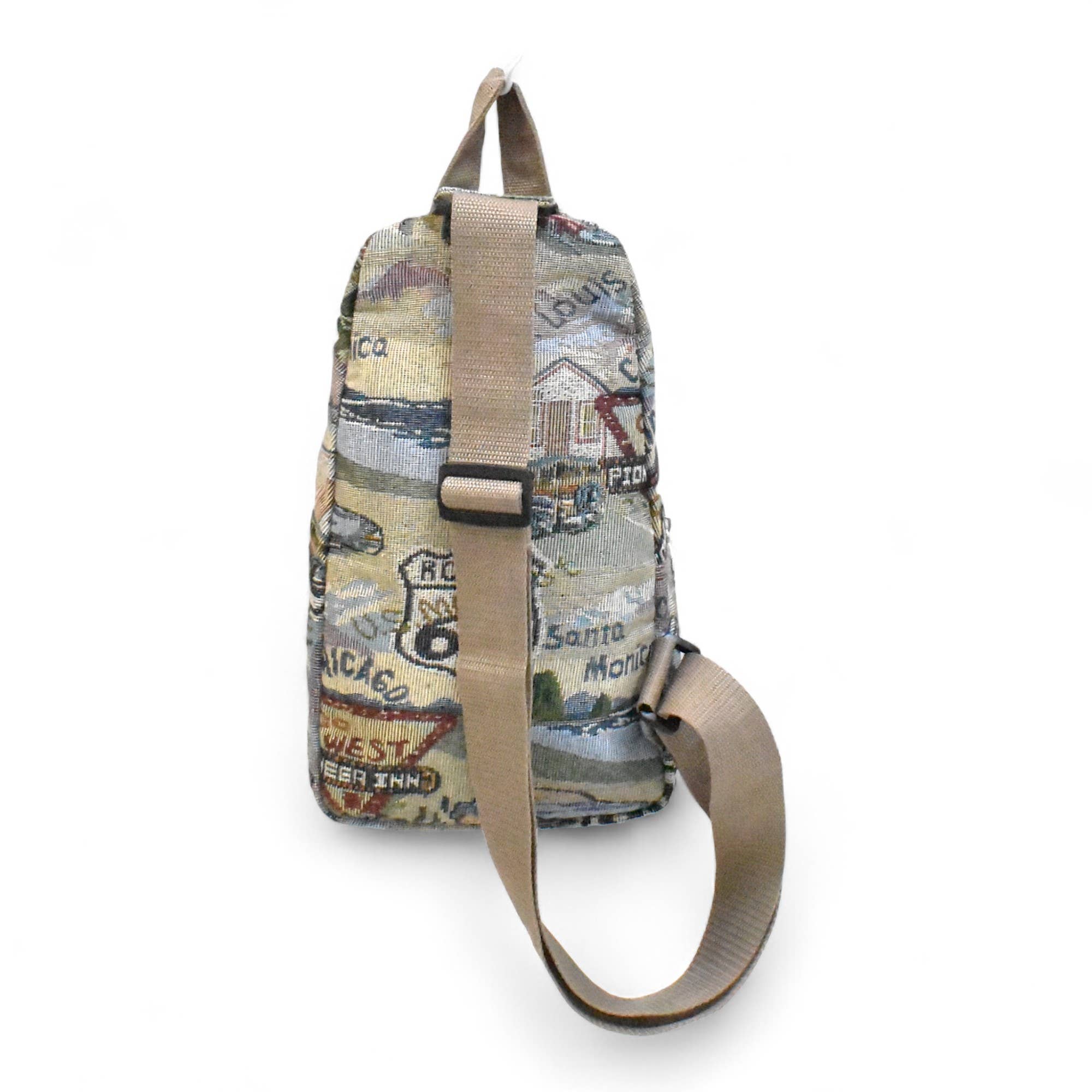Dony Corp - Wholesale Crossbody Bag - Women's - Route 66 Tapestry Sling Backpack2