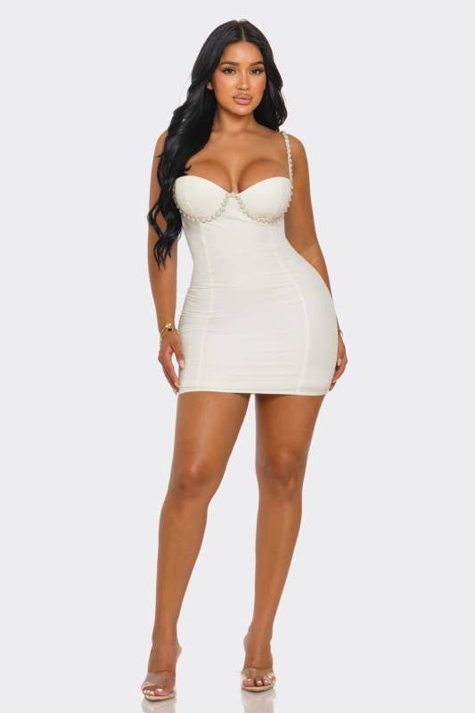 DIOSA - Wholesale Dress - Women's - PEARL EMBRACE MINI DRESS5