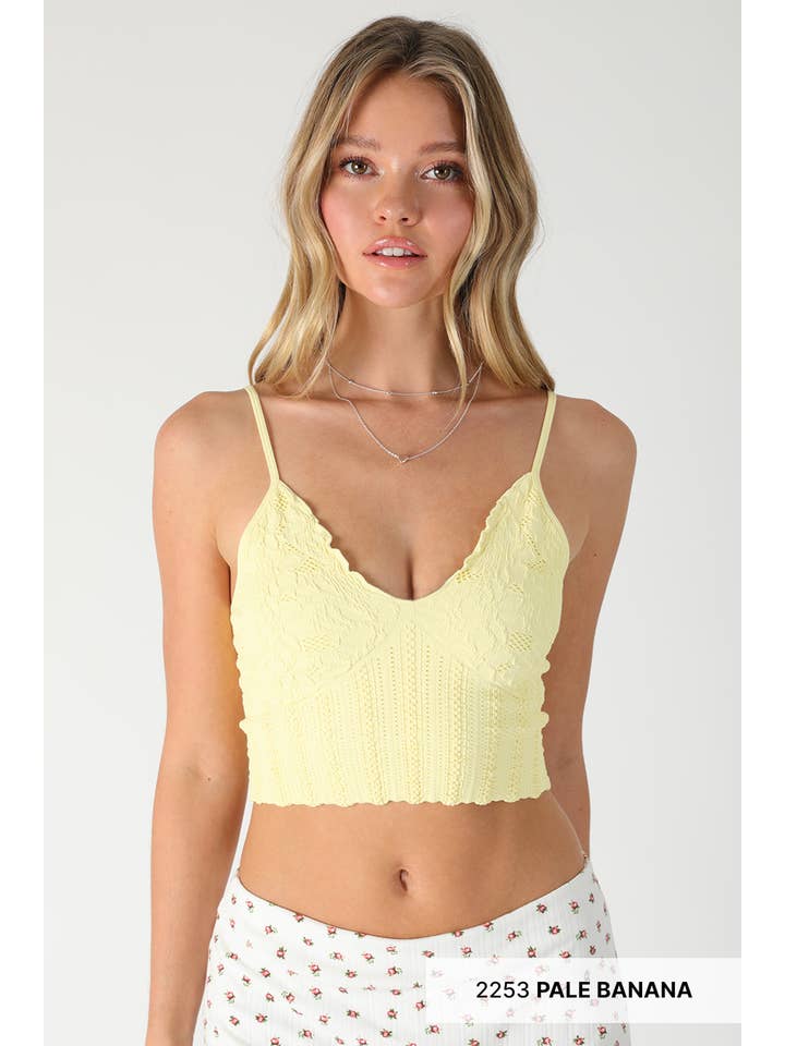 NIKIBIKI - Vente Brassière – femme - NS8400 - Bralette texturée en dentelle8