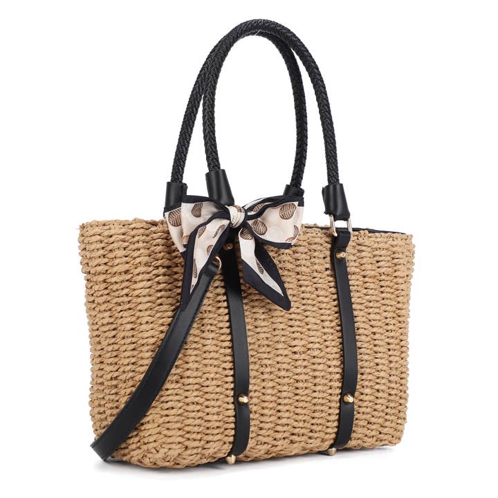 SW30132 Straw Bag for wholesale by Isabelle Handbags