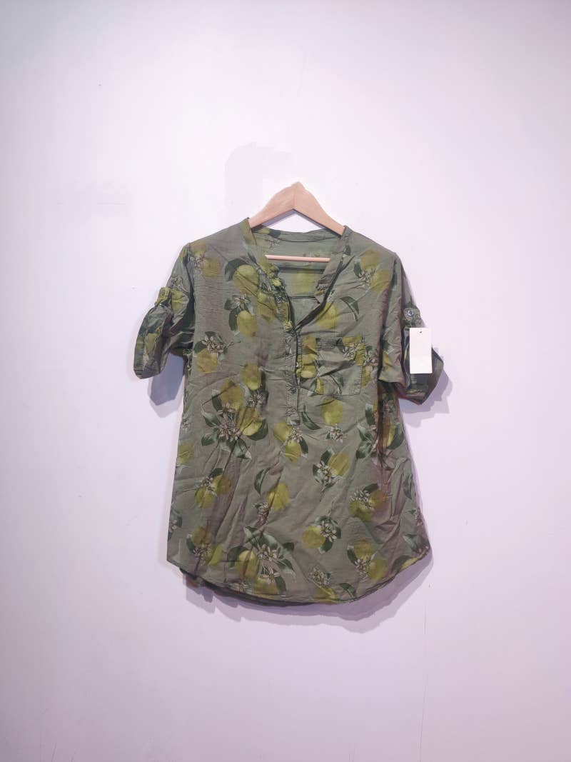 Pomelo paris - Wholesale Blouse - Women's - LISA LEMON CROPPED BLOUSE4