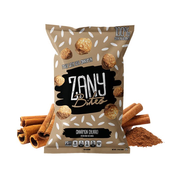 Zany Bites – wholesale Puffade snacks – Zany Bites Kanel Churro