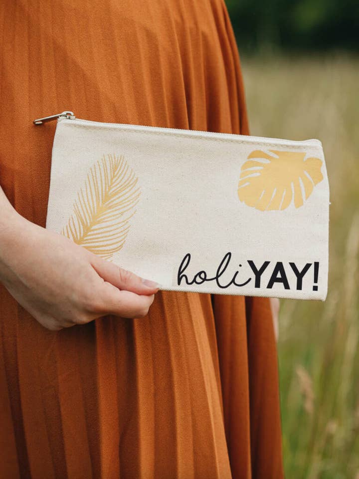 Tropical Holiday Accessories Pouch Bag for wholesale by CloudsandCurrents