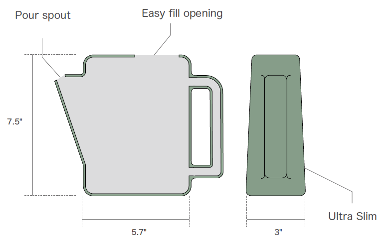 Time Concept - Wholesale Watering Can - Ultra Slim Watering Can10