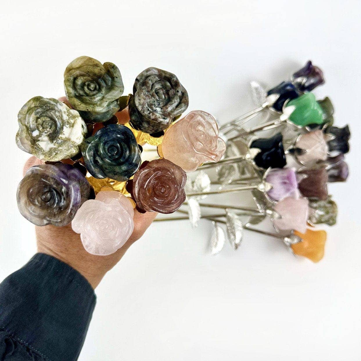 Rock Paradise - Wholesale Spiritual Stone/Crystal - Crystal Rose - Carved Stone -8