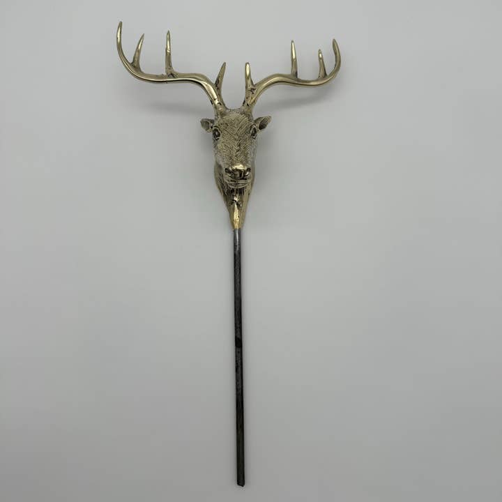Bronze Betty - Wholesale Garden/lawn stake - Deer, Elk, Moose on stake for Garden, Bronze Handmade4