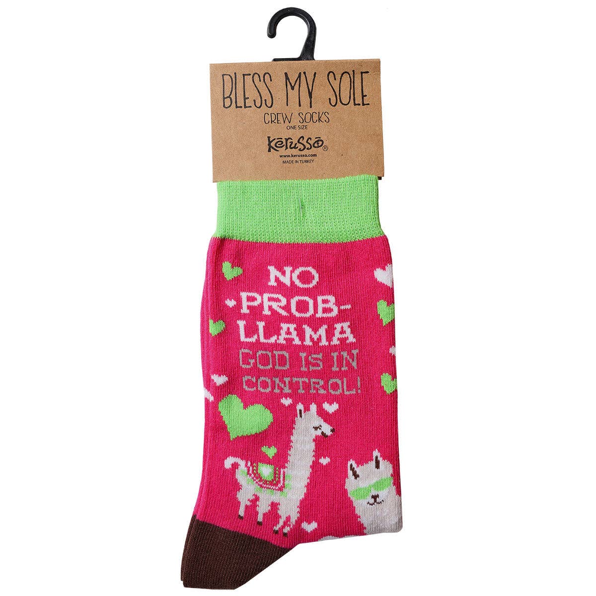 Kerusso - Wholesale Socks - Women's - Bless My Sole Socks Llama2
