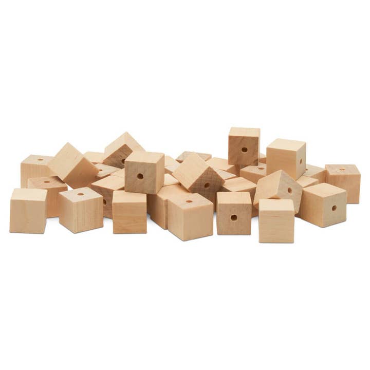 Woodpeckers Crafts - Wholesale Craft Supplies - Wooden Square Beads3