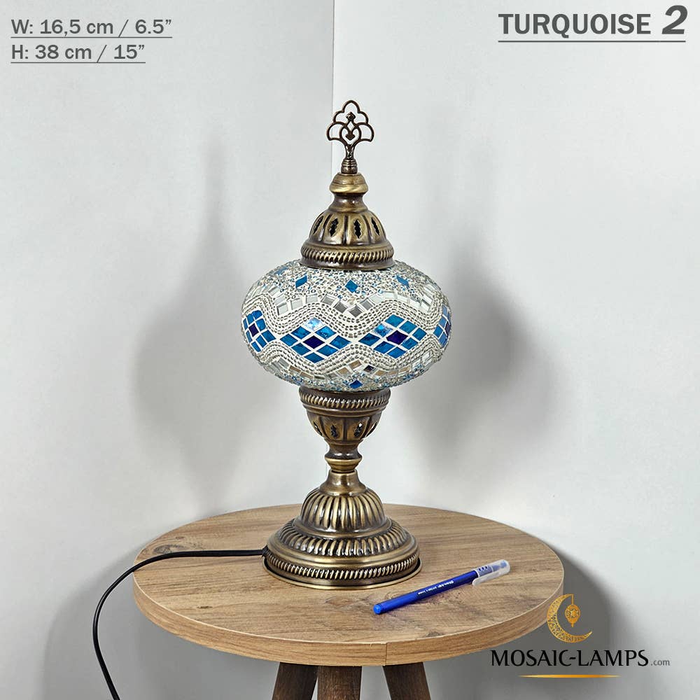 Mosaic Lamps - Vendita all'ingrosso Lampada da scrivania/d'accento - Lampada da tavolo grande a globo con mosaico turco, Marrakec, oltre 10 colori82