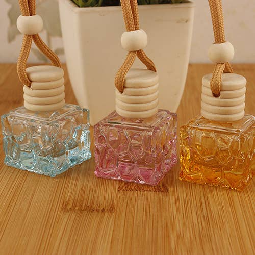 Candles Meta - Wholesale Car Freshener - Unisex - Square Car Hanging Ornament Empty Car Air Freshener Bottle1