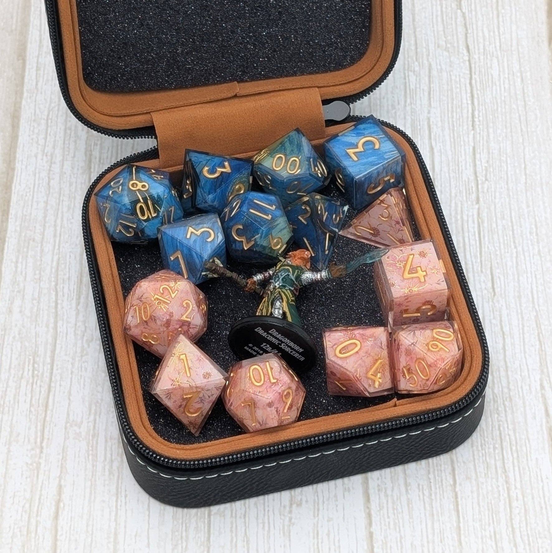 EBONWOOD - Wholesale Dice - Magic Circle Dice Horder | DND Dice Storage | D&D Dice Storage | Leather Dice Box | Travel Case for Dice Set | Dungeons And Dragons3