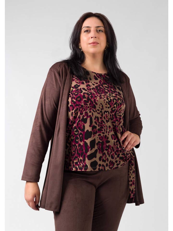 258034 - Manteau en tissu uni Collection Automne Hiver Grandes Tailles pour la vente par Teresa Cardoso Oliveira