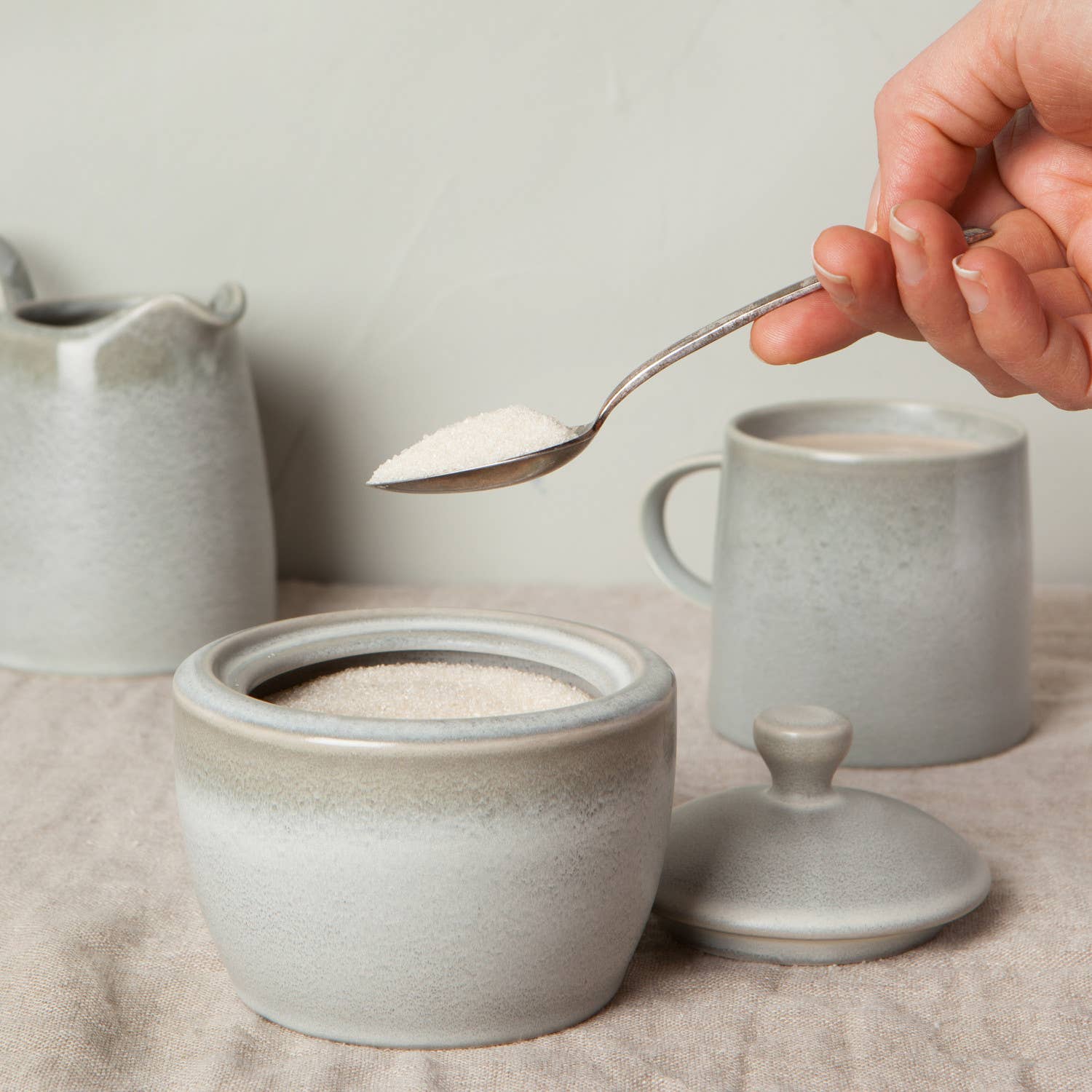 Danica Heirloom - Wholesale Jar - Aquarius Sage Sugar Pot1