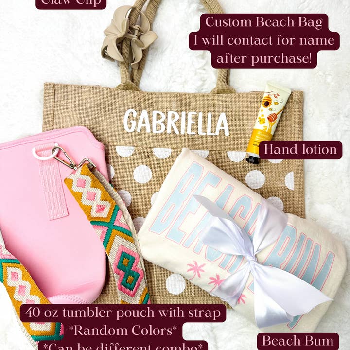Gabsdoodlebugdesigns - Wholesale Beach Bag - Personalized Beach Bag Summer Accessories1