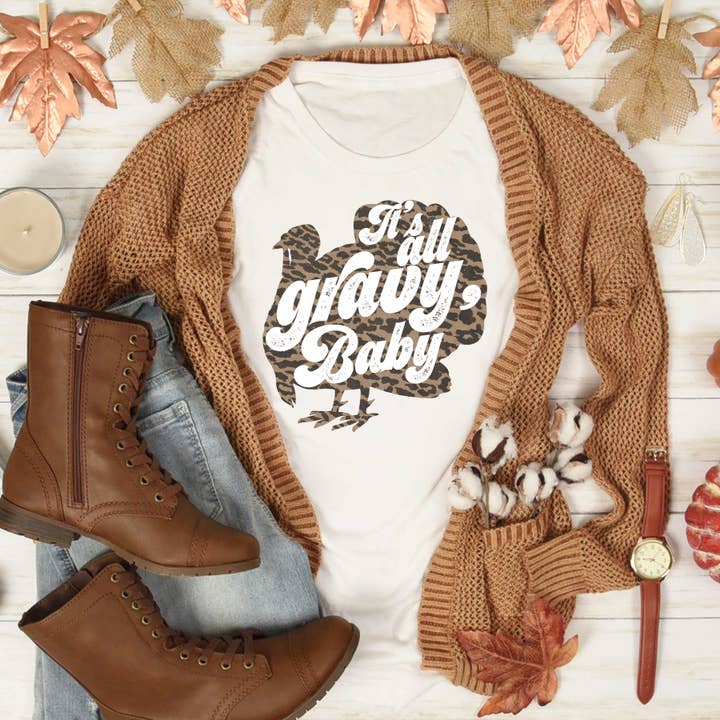 È tutto Gravy Baby per la vendita all'ingrosso da parte di Sunfire Tees