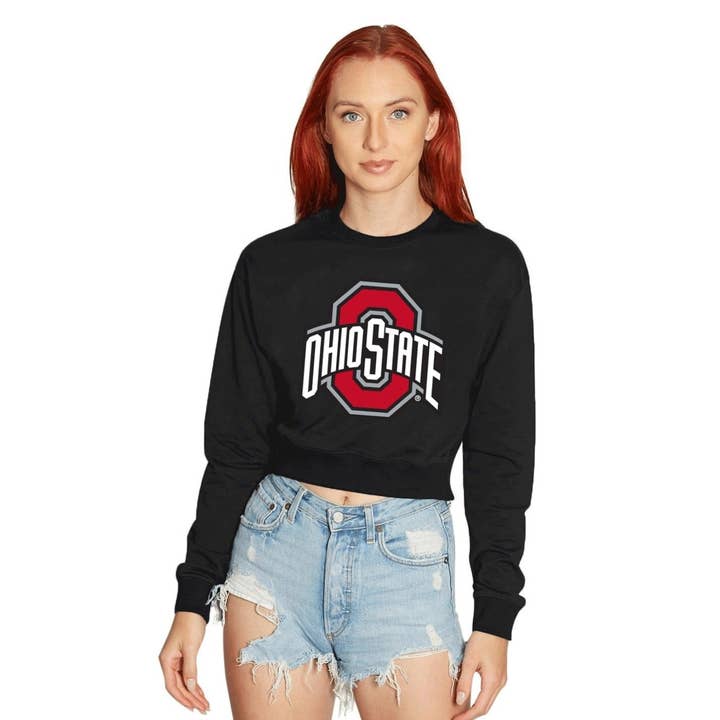 Ohio State OSU Buckeyes Knit Crewneck for wholesale by Lojo Collegiate Apparel