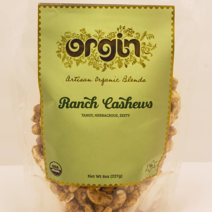 Orgin Organic Ranch Cashews for wholesale by Orgin Organics