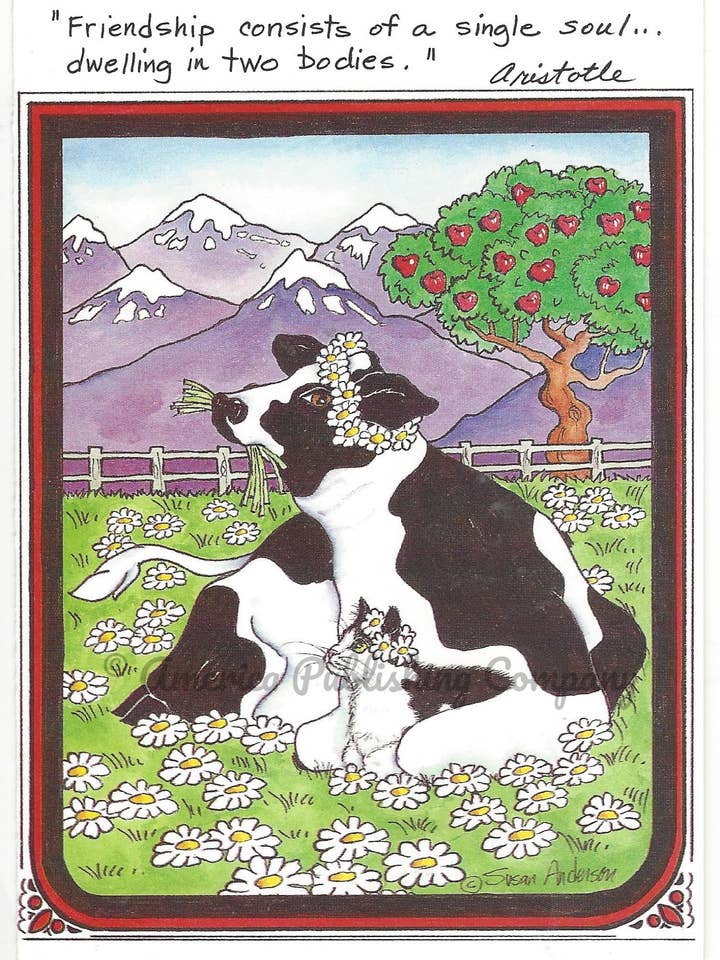 Indhegning Kort Aristoteles & En Holstein Ko for engroshandel hos FeLines