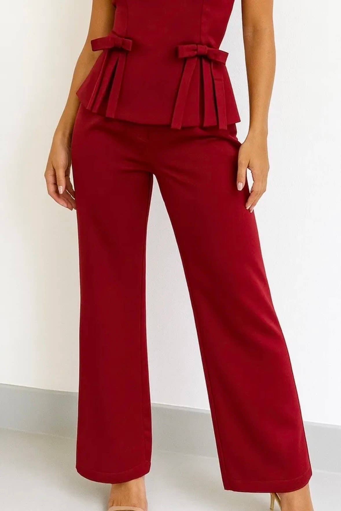 Frime - Wholesale Pants - Women's - Satin trousers - 32562