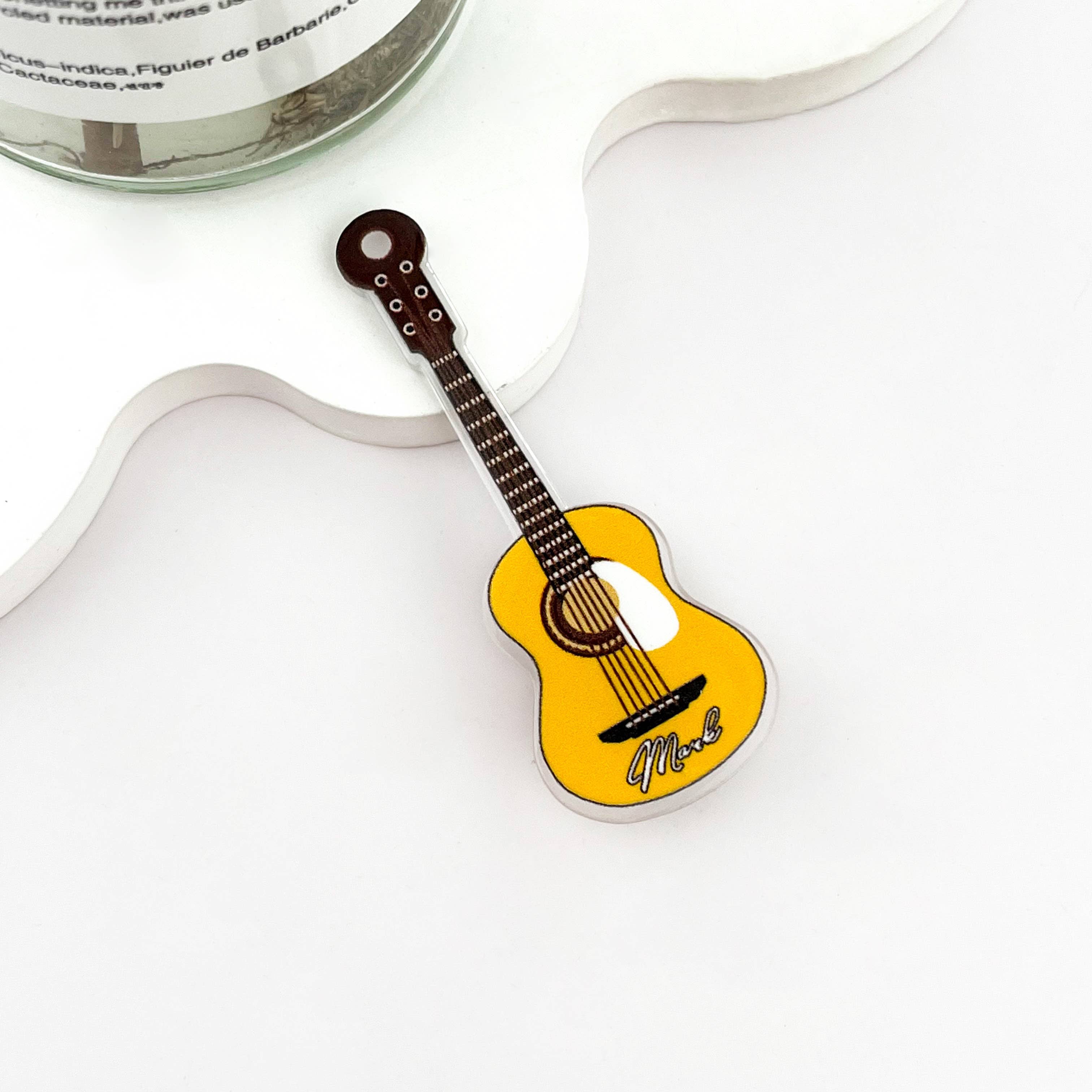 mildstyles - Wholesale Hair clip – Women’s - Acrylic Cool Guitar Charm Duckbill Hair Claw Clip 🎸🎶7