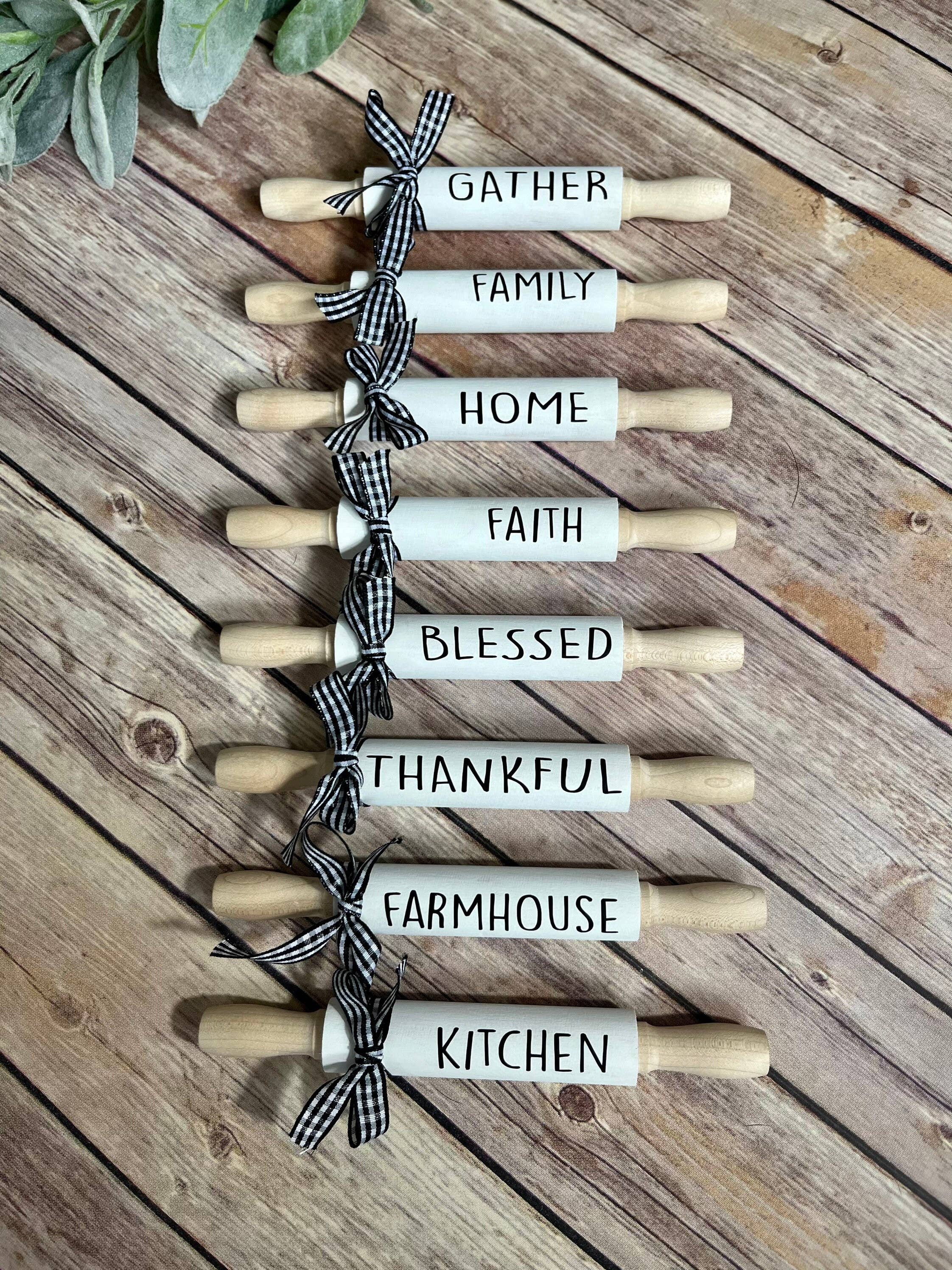 Decor On The Door - Wholesale Sign - Mini Wood Rolling Pin 1