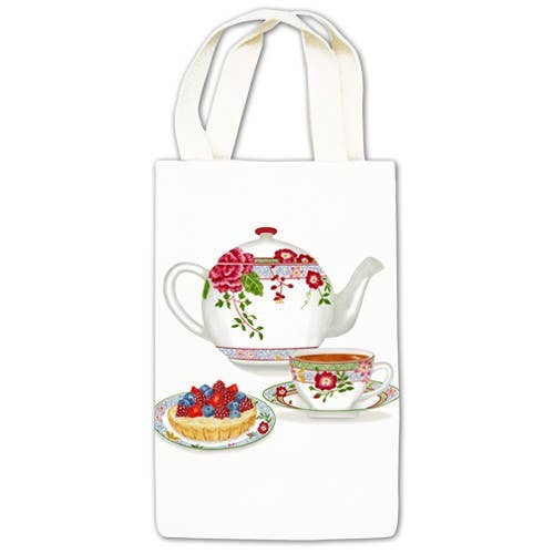 Tetera Gourmet Gift Caddy 19-518 con estampado floral para venta al por mayor de Alice's Cottage