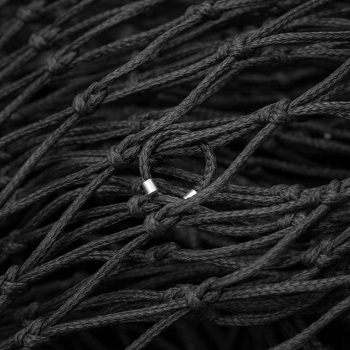 BRACENET - Wholesale Band/Stacked Ring - Ring Black Sea from fishing net2