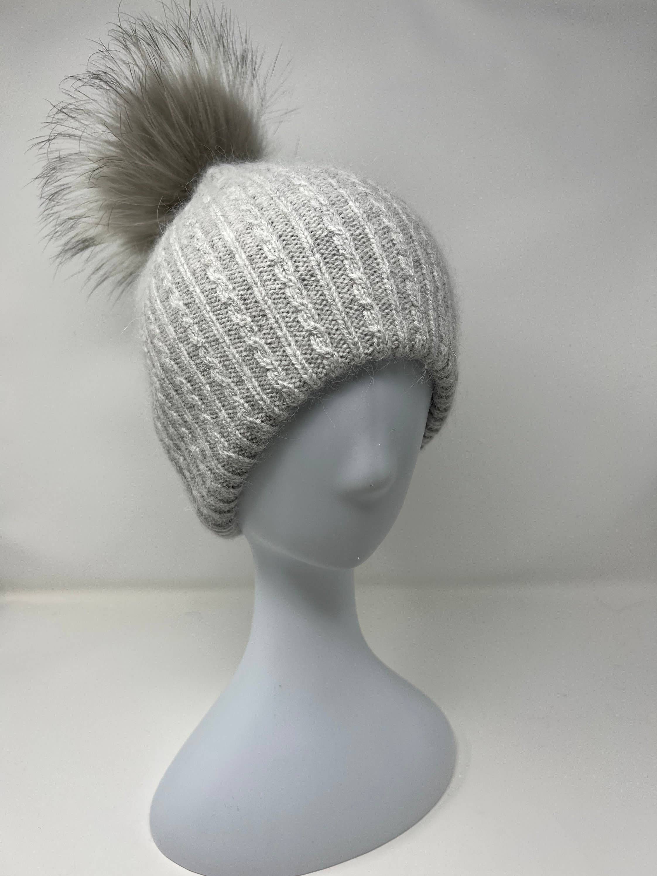 FanakoStudioNYC - Wholesale Beanie - Women's - New, Angora Rabbit Fur And Cashmere Beanie. Winter Beanies Hat For Women.christmas Gift1