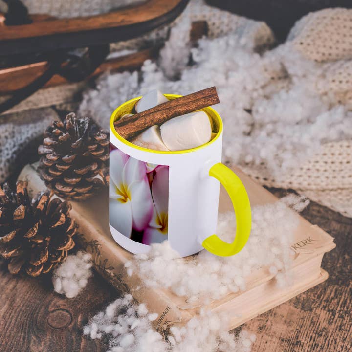 3dRose - Wholesale Coffee Mug - 3dRose, USA, Hawaii, Oahu, Close up of pink Plumeria flower, Mug5