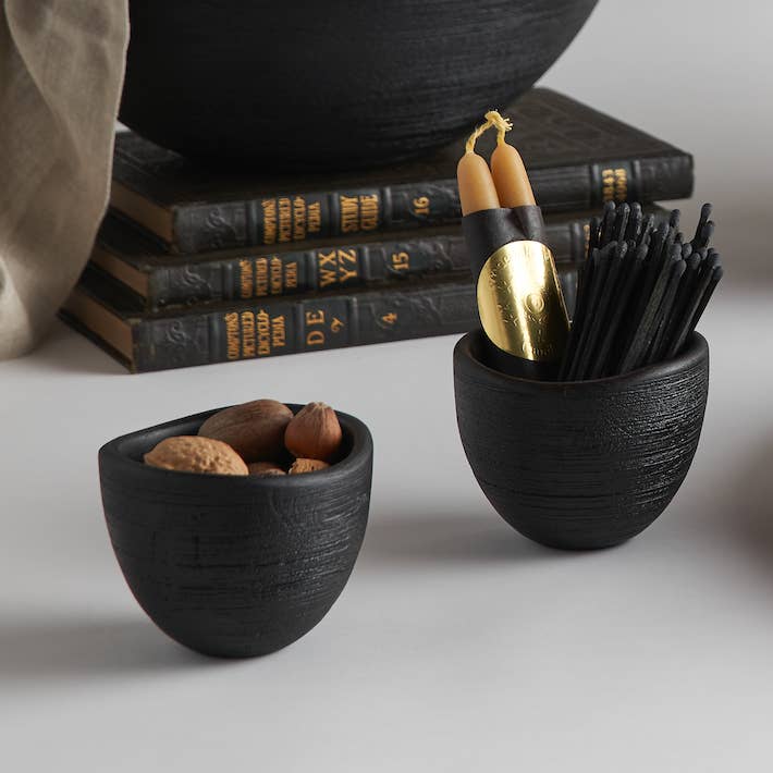 The Collective - Wholesale Condiment/Dip Bowl - Groove Tidbit Bowls - Set of 2