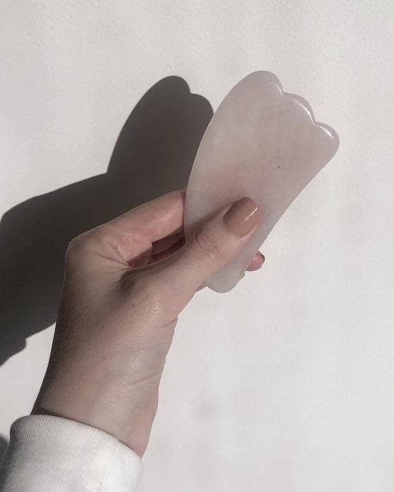 Jentl. - Wholesale Gua Sha-roller - Rozenkwarts Gua Sha6