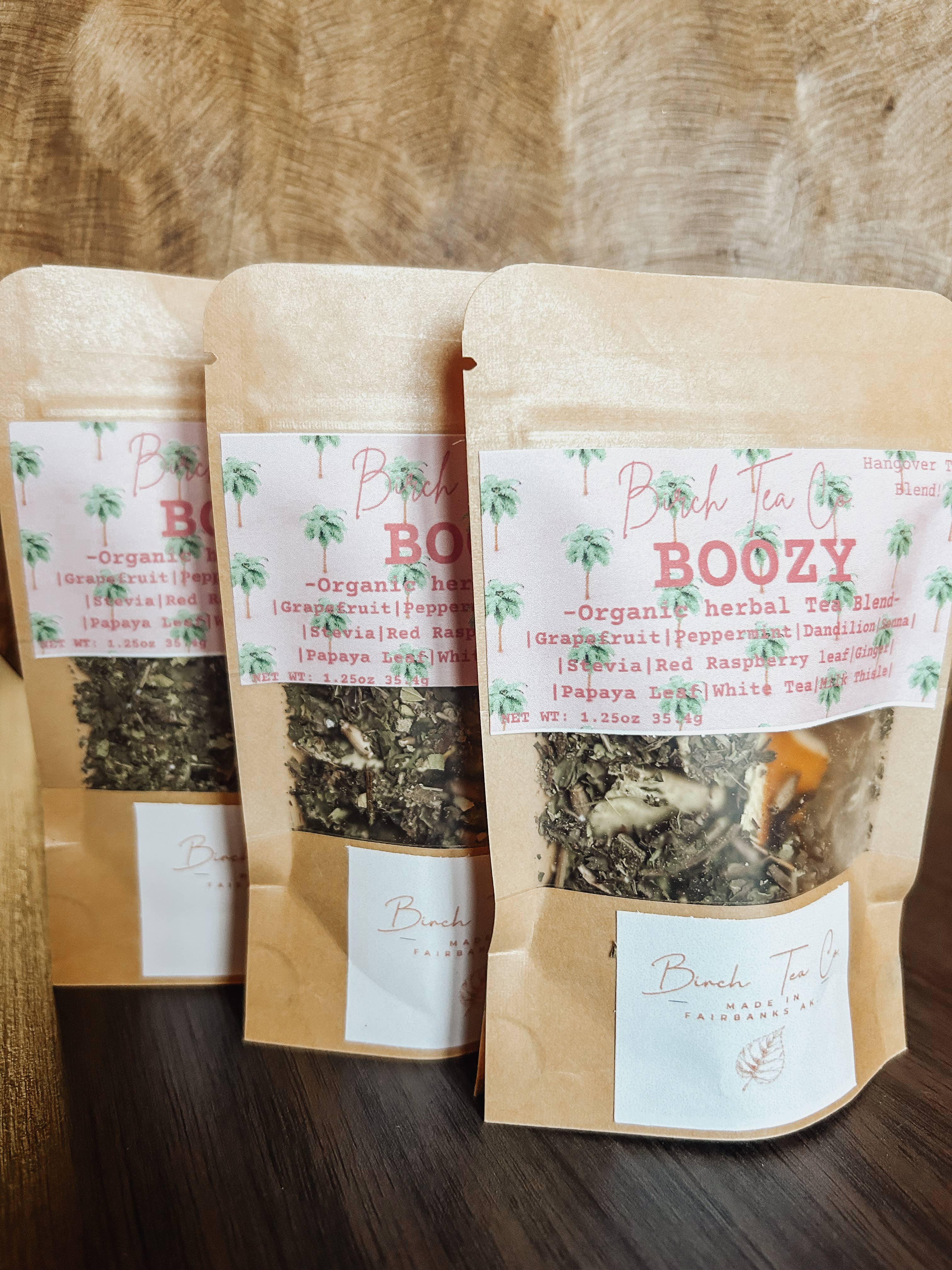 Birch Tea Co. – wholesale Löst te – Boozy - Pepparmynta Herbal lösa blad teblandning5