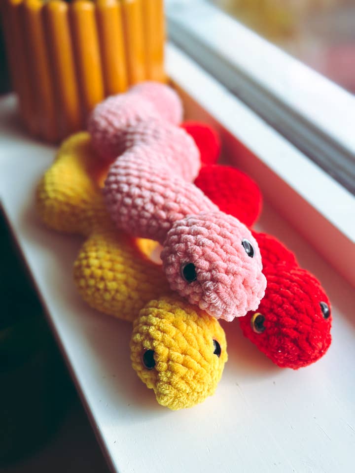 Sage the Snake Plushie for wholesale by Lealunelle