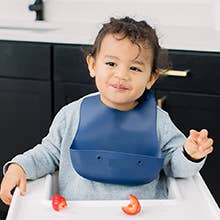 Bazzle Baby - Vendita all'ingrosso Bavaglino - Neonati - Confezione mista di bavaglini per alimentazione arrotolabili in silicone + chiusura a bottone8