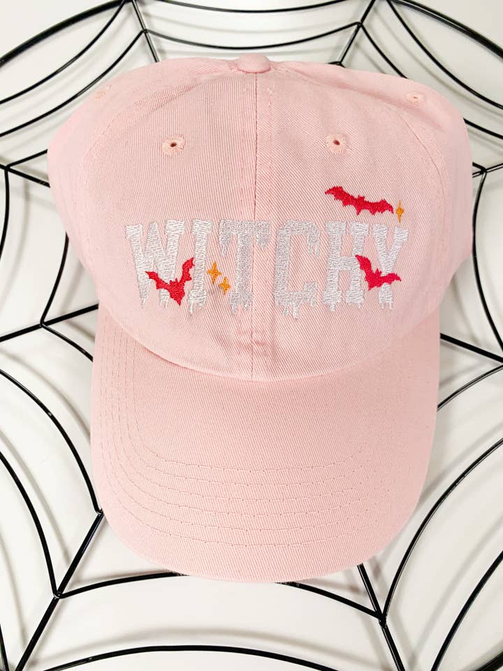 Witchy, Halloween, Relaxed Fit Hat for wholesale by Hat & Rabbit