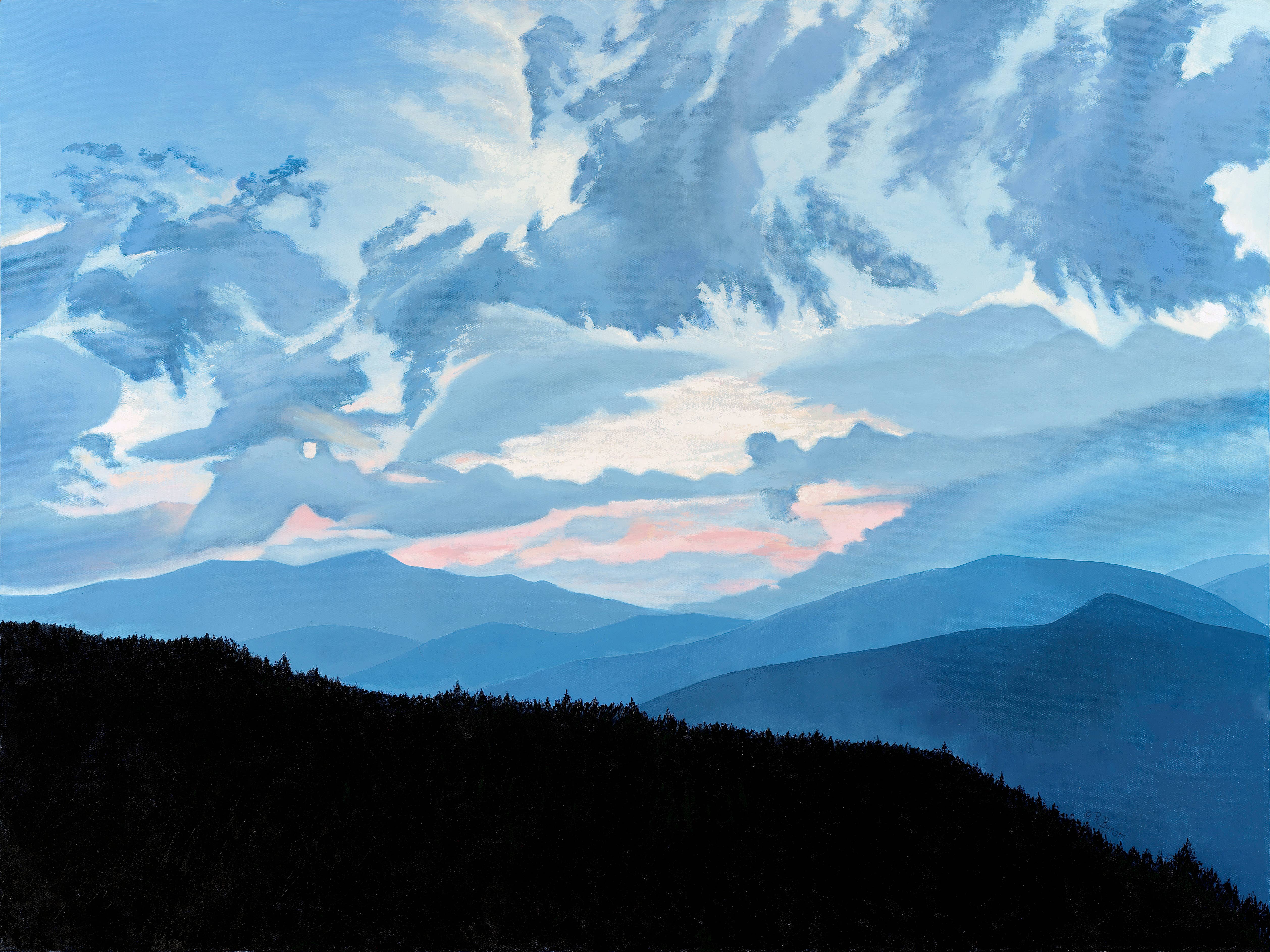 Ray Byram Studio – Impressão artística por atacado – Sunset Over Cataloochee - Impressão Giclée0