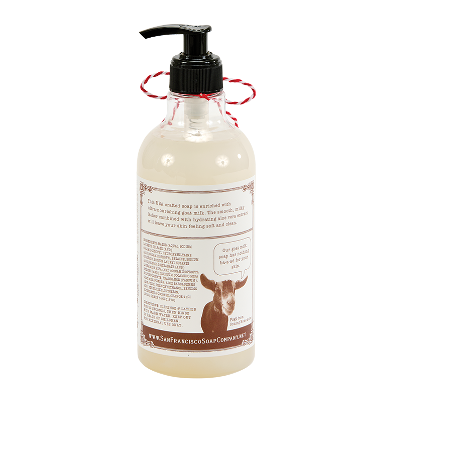 San Francisco Soap / Man Bar Soap - Wholesale Hand Soap/Wash - ALMOND GOAT MILK LIQUID HAND SOAP 15.5oz1