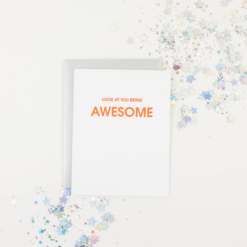 Chez Gagné – wholesale Everyday greeting card – Look at You Being Awesome - Encouragement Greeting Card2