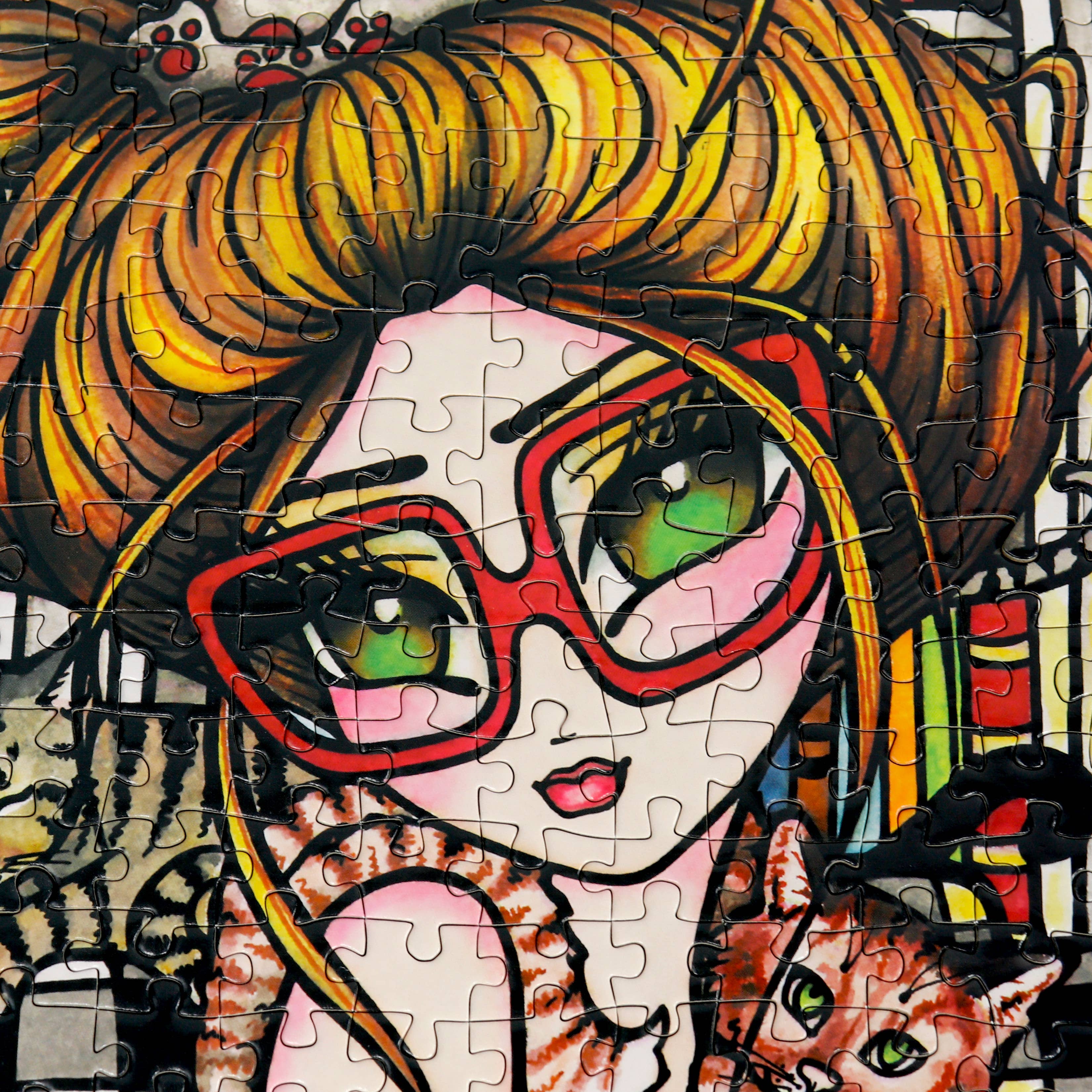 JaCaRou Puzzles Inc. – wholesale Puzzle – Adult – Crazy Cat Lady 1000pcs Jigsaw Puzzle2