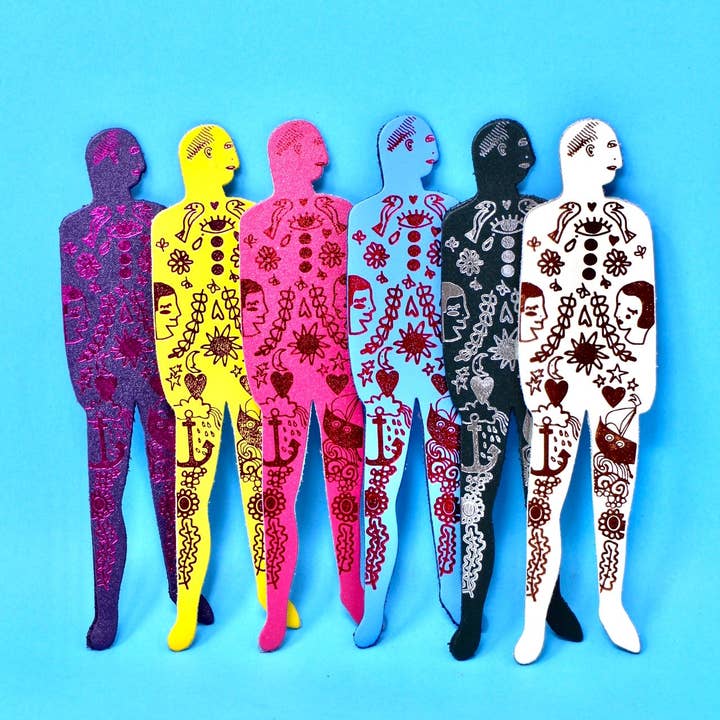 Ark Colour Design – Großhandel Lesezeichen – Tätowierte Nudisten-Lesezeichen3