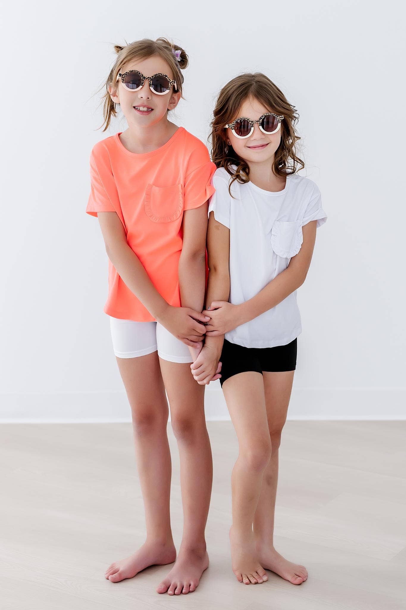 Mila & Rose - Wholesale Shorts - Kids - Black Twirl Shorts3